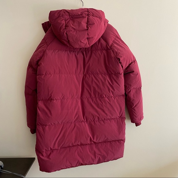 mid length red puffer jacket - Picture 6 of 10